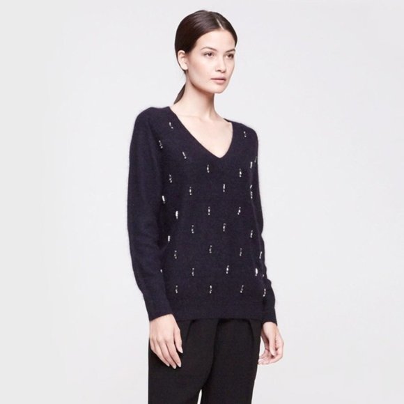 Elizabeth and James Angora Boyfriend Sweater - Picture 5 of 8